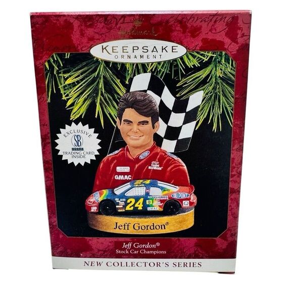 Hallmark Keepsake Ornament Jeff Gordon NASCAR #1 Collector's Series 1997 NEW - Picture 1 of 6